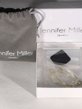 Jennifer Miller Gold Hoop Earrings - Gold